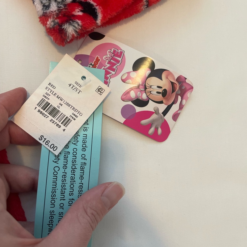 Mine Mouse Toddler Robe - Picture 3 of 3
